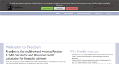 Desktop Screenshot of freeben.co.uk