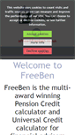 Mobile Screenshot of freeben.co.uk