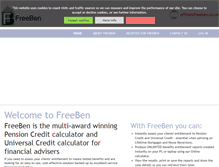 Tablet Screenshot of freeben.co.uk